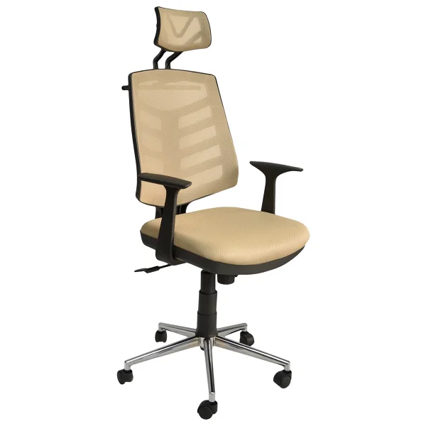 Obc Ofis Büro Concept Piramit Krom Fileli Ofis Büro Öğrenci Çalışma Koltuğu - Sandalyesi - Görsel 2