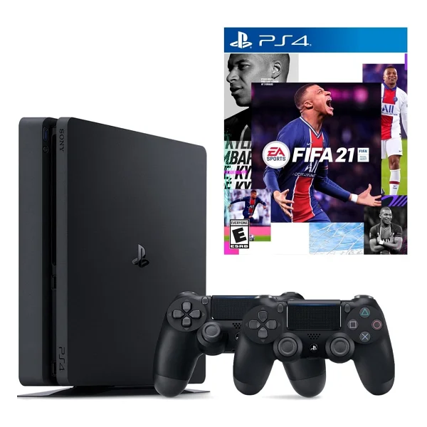 Sony Playstation 4 Slim + 2.Dualshock + Ps4 Fifa 2021 - Görsel 7