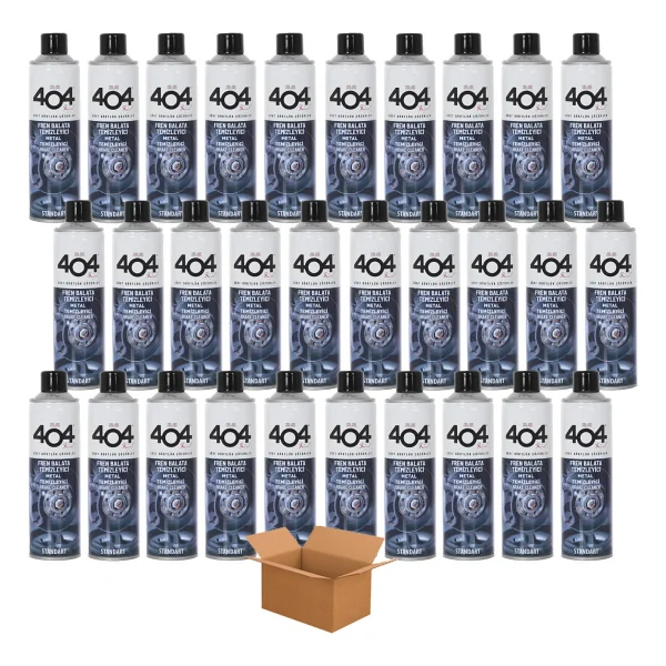 404 Fren Balata Temizleyici Sprey 500Ml 1 Koli 30 Adet - Görsel 3