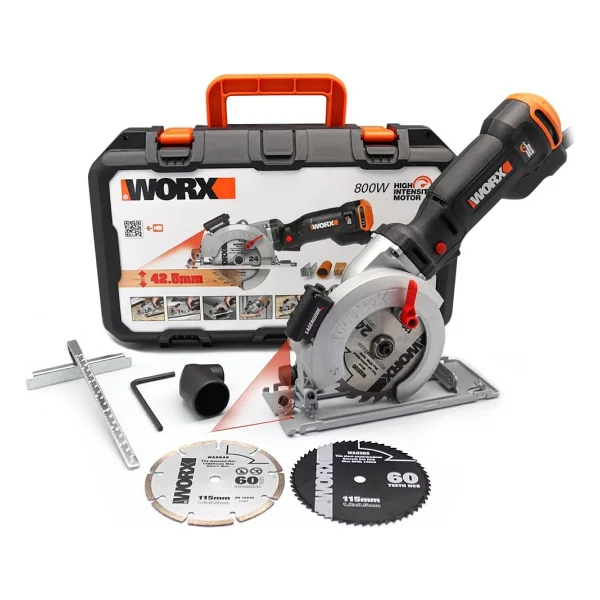 Worx WX437 Profesyonel Lazerli 800 W Daire Testere - Görsel 2