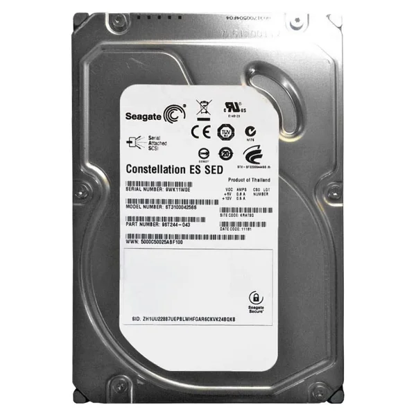 Seagate Enterprise ST31000425SS SAS 7200 RPM 3.5" 1 TB Sunucu Sabit Disk - Görsel 2