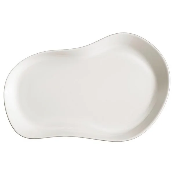 Kütahya Porselen Skallop 2'li 28x19 cm Kayık Tabak Seti - Görsel 4
