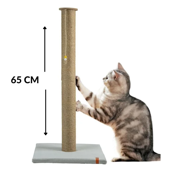 Pugalo 65 cm Catnipli Büyük Kedi Tırmalama Tahtası - Görsel 2