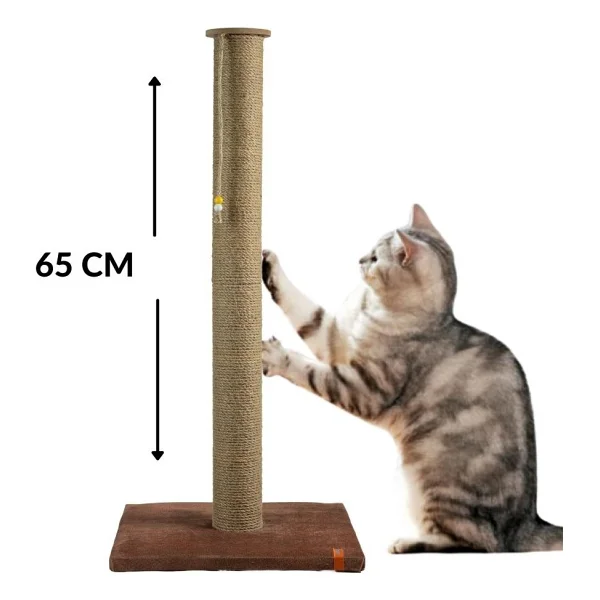 Pugalo 65 cm Catnipli Büyük Kedi Tırmalama Tahtası - Görsel 7