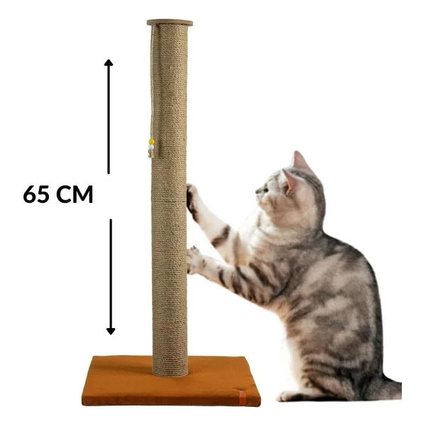 Pugalo 65 cm Catnipli Büyük Kedi Tırmalama Tahtası - Görsel 6
