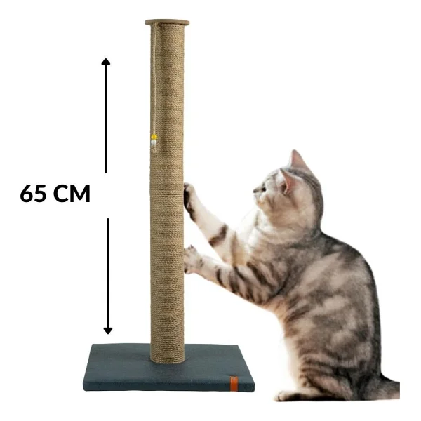 Pugalo 65 cm Catnipli Büyük Kedi Tırmalama Tahtası - Görsel 9