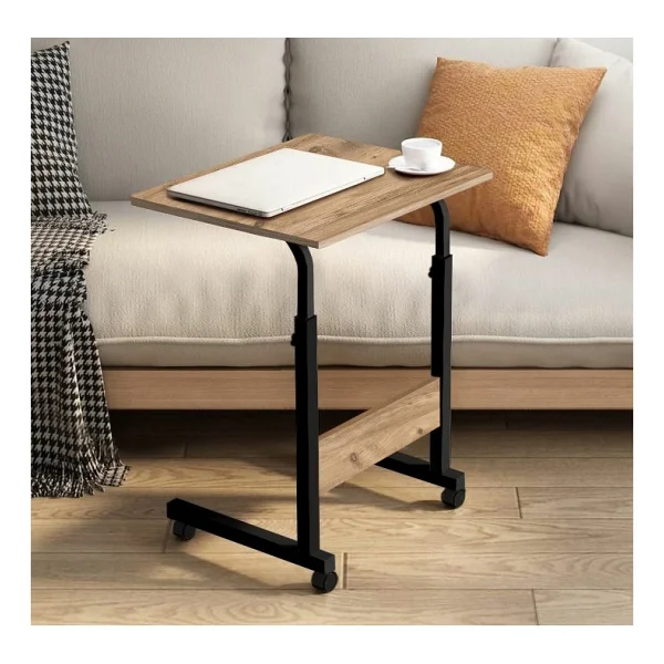 servetavcı Yükseklik Ayarlı Laptop Sehpası Atlantik Çam 40 x 60 cm (Tekerli) - Görsel 6