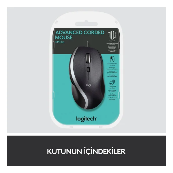 Logitech M500s 910-005784 Optik Kablolu Mouse - Görsel 9