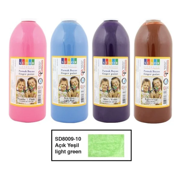 Südor 500 ml Parmak Boyası Açık Yeşil - Görsel 4