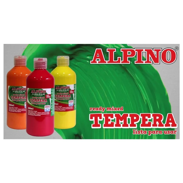 Alpino Sulu Boya Tempera 500 Ml Turuncu - Görsel 2