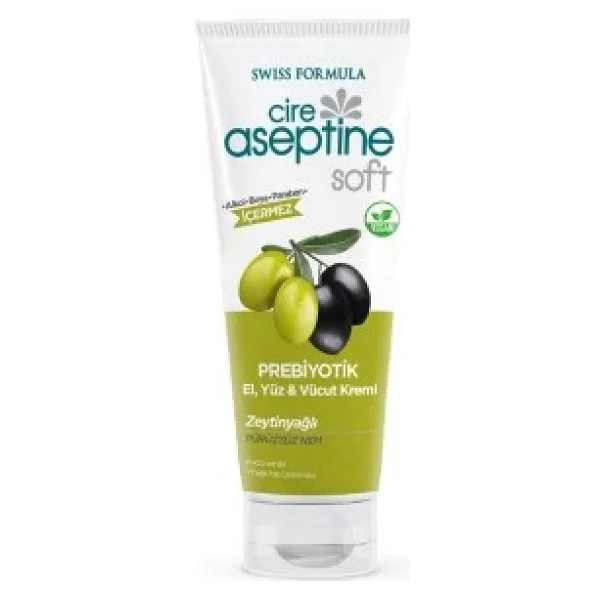Cire Aseptine Soft Zeytinyağlı Nemlendirici Pürüzsüzleştirici Prebiyotikli Krem 75 ml - Görsel 5