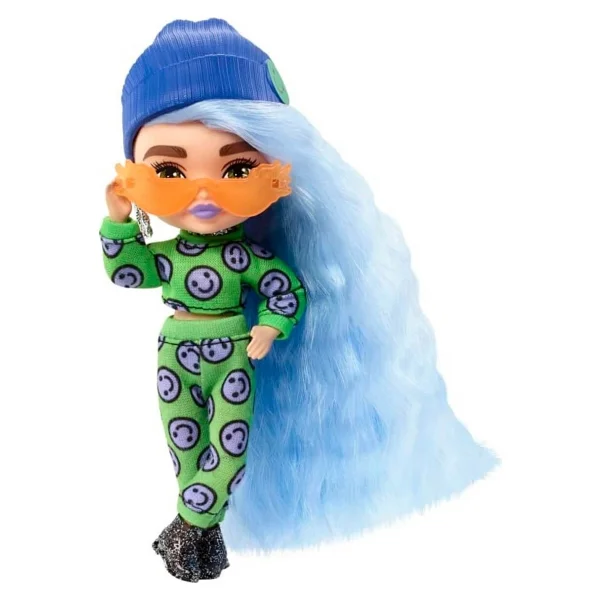 Barbie Extra Mini Bebek Mavi Saçlı HGP65 - Görsel 2