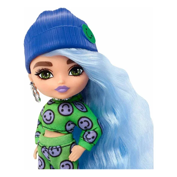 Barbie Extra Mini Bebek Mavi Saçlı HGP65 - Görsel 4