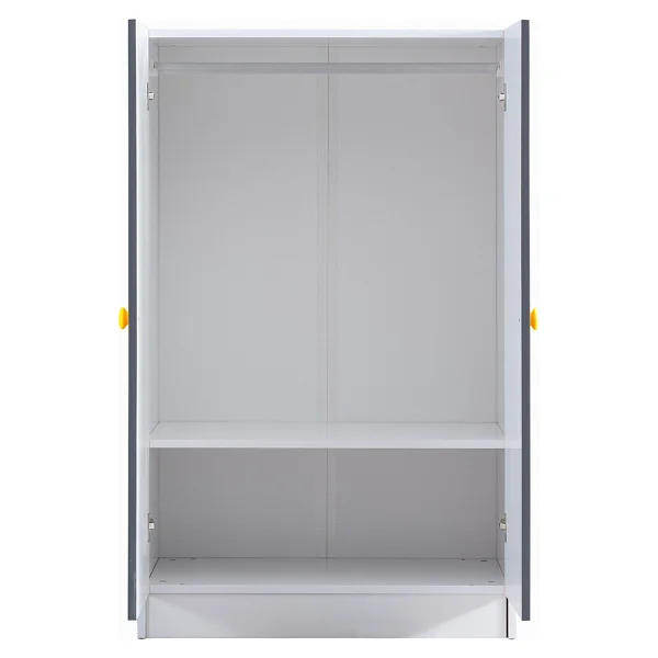 Setay Metris Ranza 2 Kapaklı Dolap Çalışma Masası, 3 Kapaklı Dolap + 1 Adet Comfort Yatak - 90 x 190 cm - Antrasit - Görsel 5