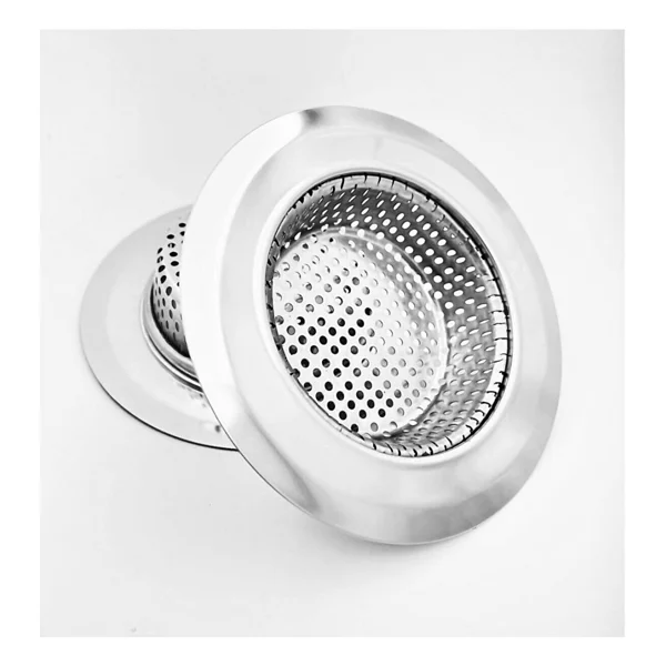 İstoç Online Paslanmaz Lavabo Süzgeci 11 Cm Büyük Boy - 1 Adet - Görsel 4
