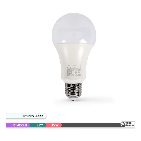 ACK AA13-01521 Beyaz Işık 15 W E27 LED Ampul - Görsel 4