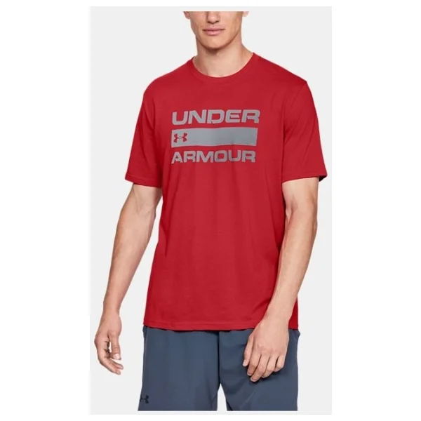 Under Armour Team Issue Wordmark 1329582-338 Yeşil Kısa Kollu Bisiklet Yaka Erkek Tişört - Görsel 6