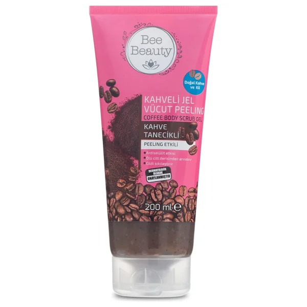 Bee Beauty Kahveli Jel 200 ml Vücut Peeling - Görsel 2