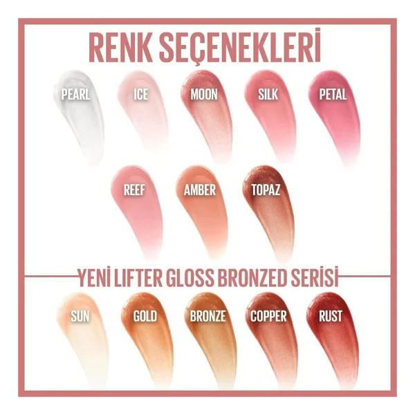 Maybelline New York Lifter Gloss Nemlendirici 020 Sun Dudak Parlatıcısı - Görsel 3