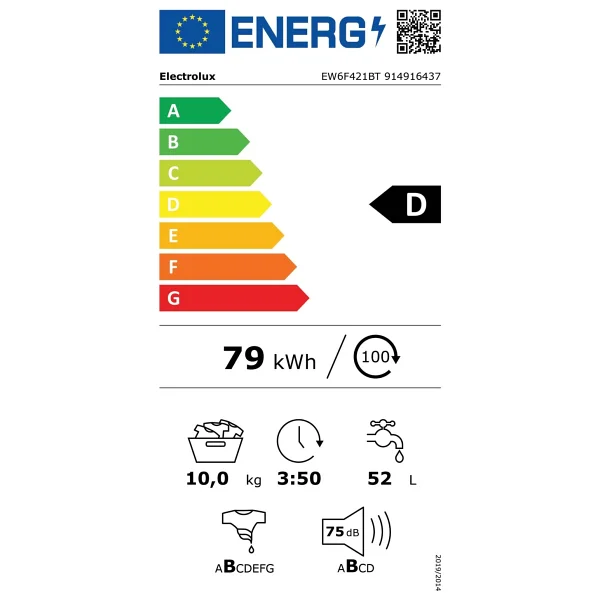Electrolux EW6F421BT Perfectcare 600 10 Kg 1200 Devir Çamaşır Makinesi - Görsel 10