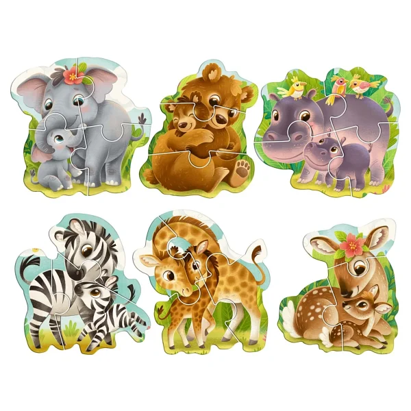 Circle Toys Lovely Puzzle Jungle Animals - Görsel 3