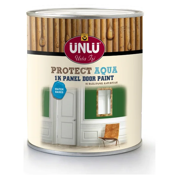 Ünlü Protect Aqua Su Bazlı 1k Panel Kapı Boyası - Beyaz - 2,5Lt - Görsel 6