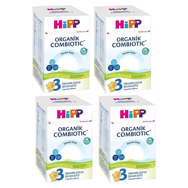 Hipp Organik Combiotic 3 Devam Sütü 800 gr 4 Adet - Görsel 2