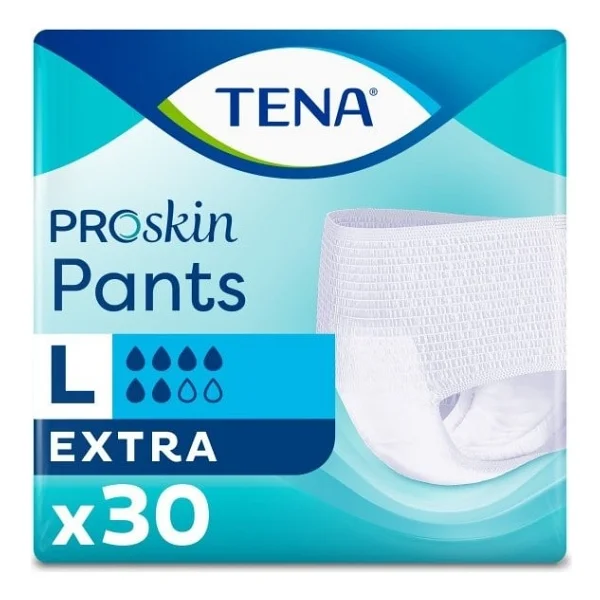 Tena Emici Külot Plus 6 Damla Büyük Boy L 30'lu 4 Adet Hasta Bezi - Görsel 5
