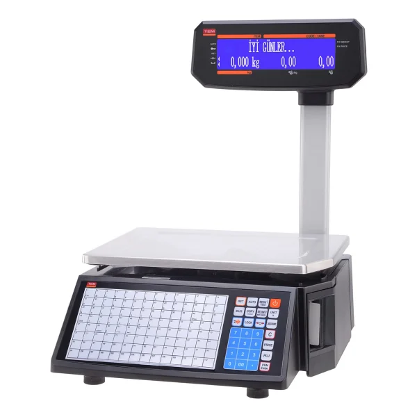 Tem Rongta RLS 1100C Serisi 30KG Barkodlu Terazi - Görsel 2