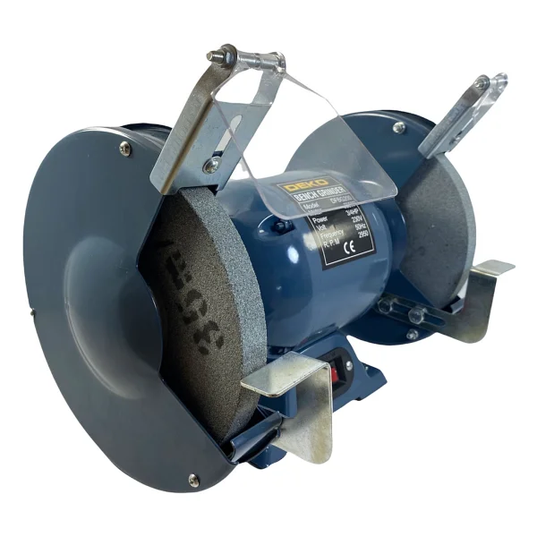 Deko Hybrid Tech 600 Watt Bakır Sargı Çark Motoru Balta Bıçak Bileme Taşlama Makinesi 200 mm Çark Motoru - Görsel 6