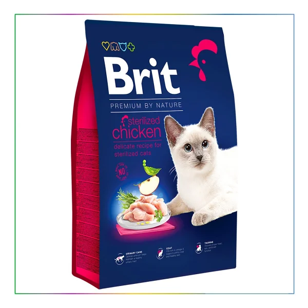 Brit Premium Sterilised Tavuklu 8 kg Kısırlaştırılmış Yetişkin Kedi Maması - Görsel 4