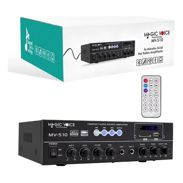 Magicvoice MV-510 50 W Amplifikatör - Görsel 3