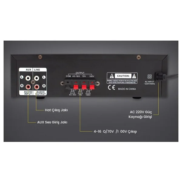 Magicvoice MV-510 50 W Amplifikatör - Görsel 5