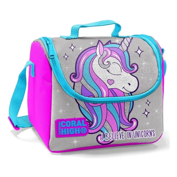 Coral High 22744 Unicorn Desenli Termoslu Beslenme Çantası - Görsel 5