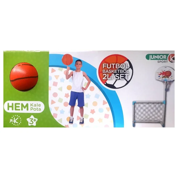 Toys Özka 2221 Futbol Kalesi Basket Potası Birarada / - Görsel 3