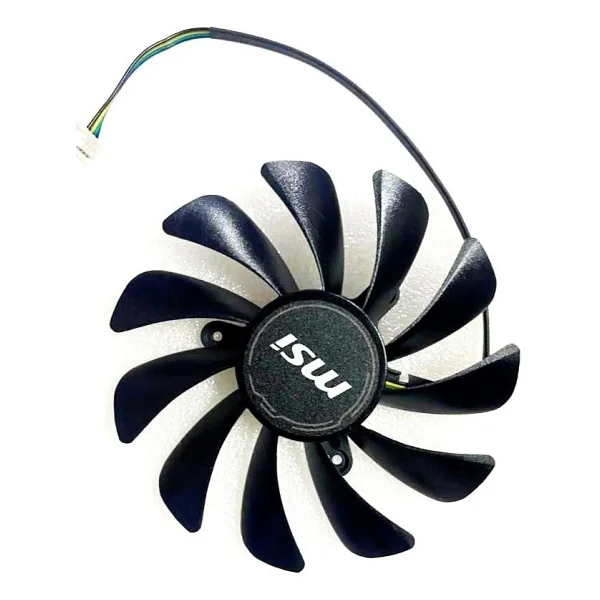 Everflow Msı Geforce RTX2060 Aero Itx 6g RTX2070 Aero Itx Gtx 1650 1660 95mm 3vida 4 pin FAN - Görsel 3