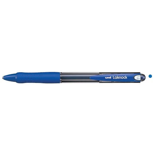 Uni-Ball SN-100 Laknock Micro 1.0 mm Mavi Tükenmez Kalem - Görsel 8