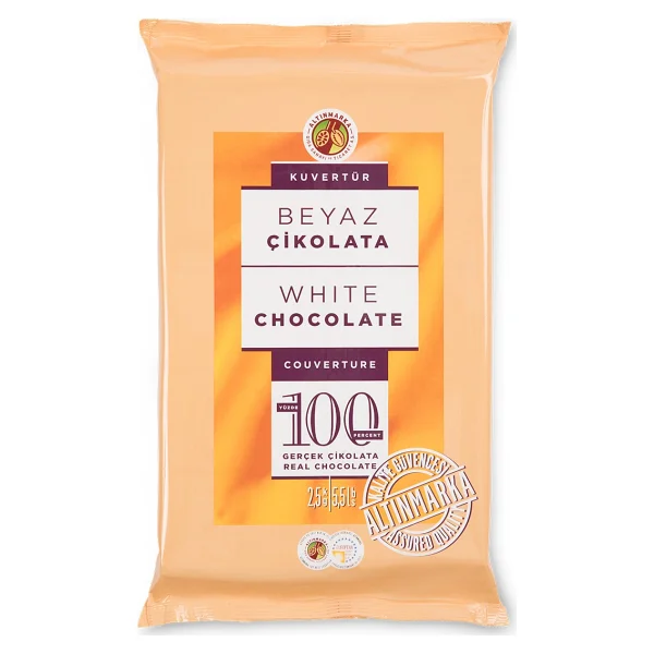 Altınmarka 2.5 kg Beyaz / Fildişi Kuvertür Çikolata - Görsel 4