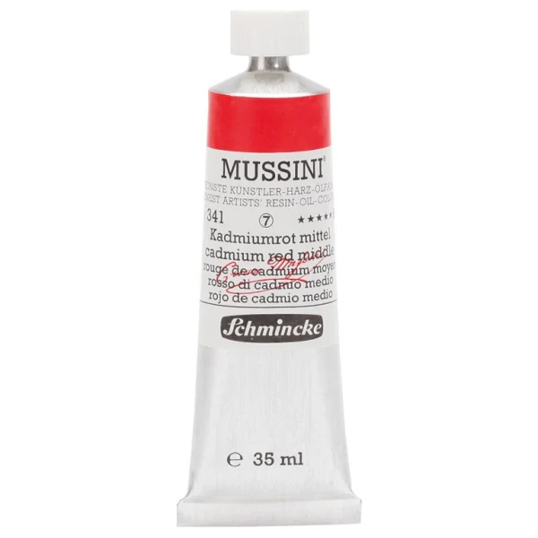 Schmincke Mussini 35 ml 341 Cadmium Red Middle Yağlı Boya - Görsel 2