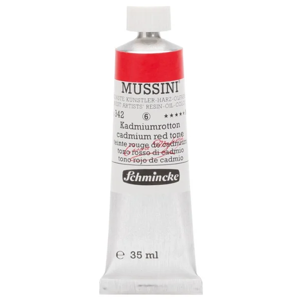 Schmincke Mussini 35 ml 342 Cadmium Red Tone Yağlı Boya - Görsel 2
