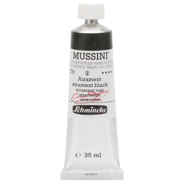 Schmincke Mussini 35 ml 779 Atrament Black Yağlı Boya - Görsel 2