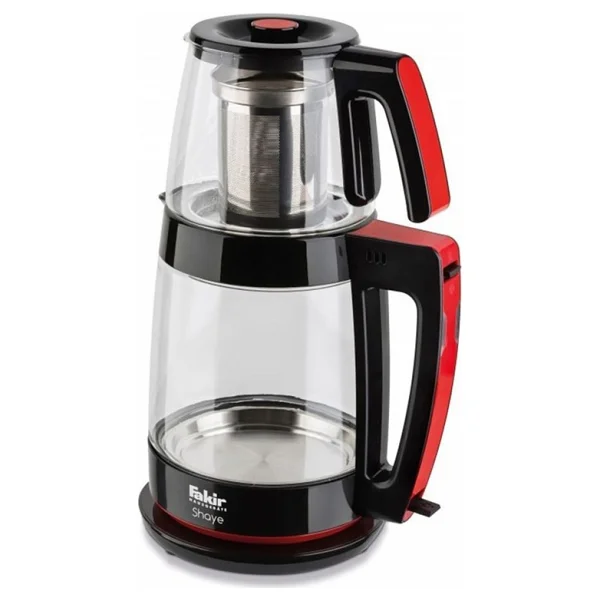 Fakir Shaye Kırmızı 1800 W Cam Çay Makinesi - Görsel 3