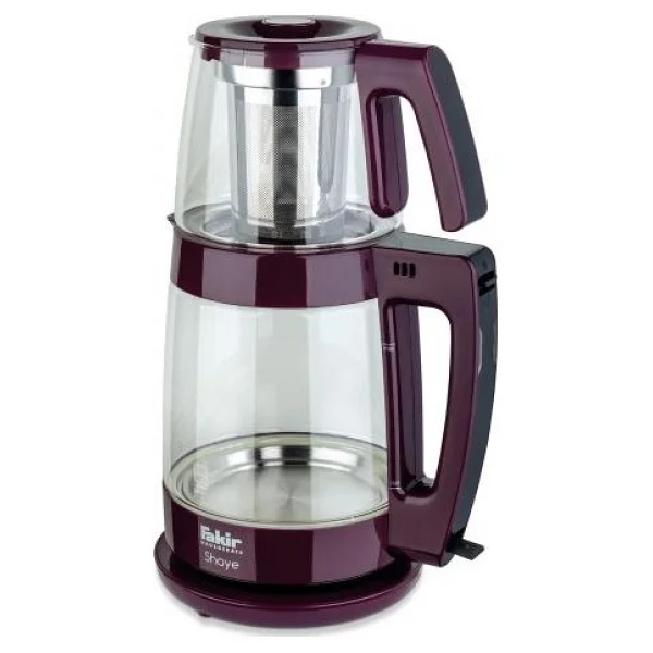 Fakir Shaye Kırmızı 1800 W Cam Çay Makinesi - Görsel 4