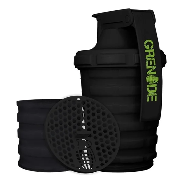 Grenade Siyah 600 ml Shaker - Görsel 2