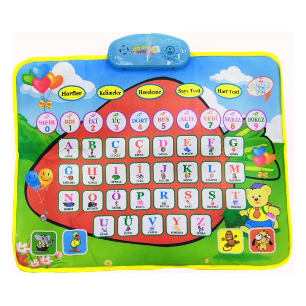 Eğitici Abc Halı Pembe - 48 x 60 cm - Görsel 6