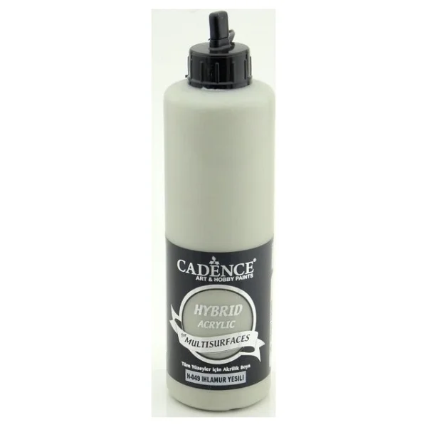 Cadence Hybrid Multisurfaces 500 ml H-045 Pastel Yeşil Akrilik Boya - Görsel 4