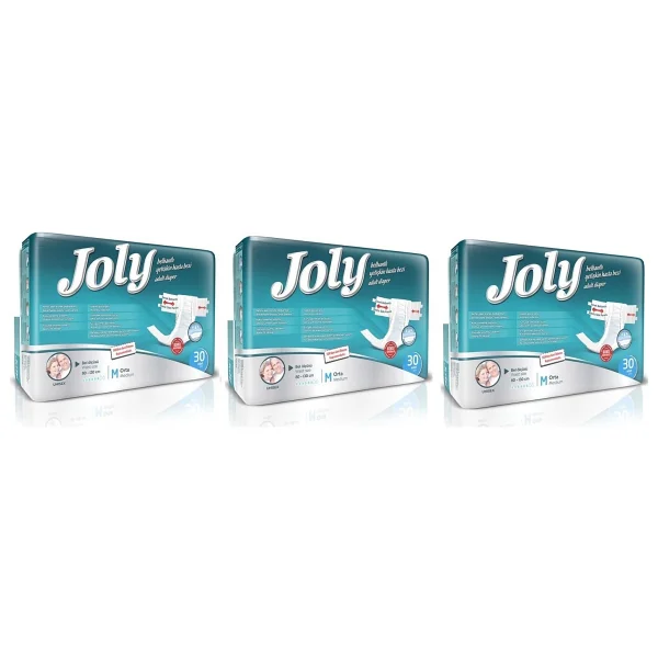 Joly Belbantlı Orta Boy M 30'lu 3 Adet Hasta Bezi - Görsel 2
