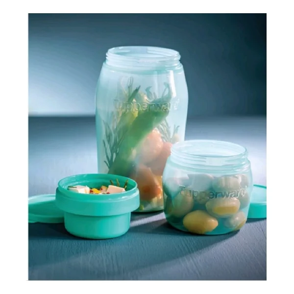 Tupperware Çok Amaçlı Kavanoz 2'li Saklama Kabı 825ml-325ml Hsgl - Görsel 5
