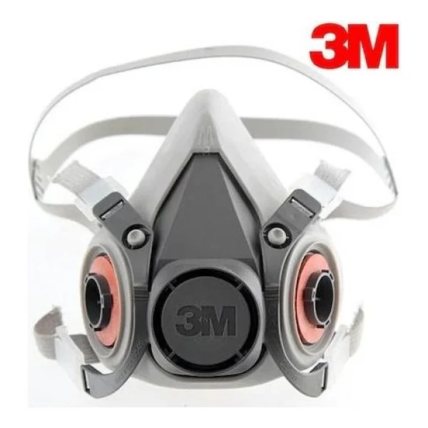 3M 6200 Yarım Yüz Maskesi + 3M 6057 Abe Filtre + 3M 5925 P2 Filtre +K501 Kapak - Görsel 4