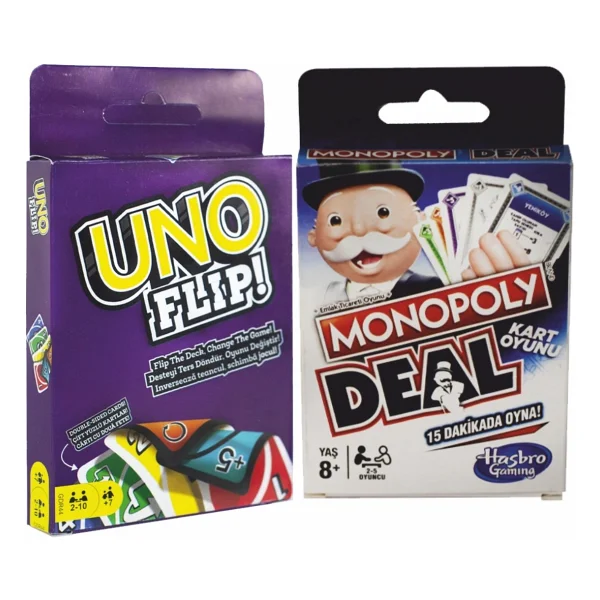 Elux Monopoly & Uno Flipy 2'si Bir Arada - Görsel 2